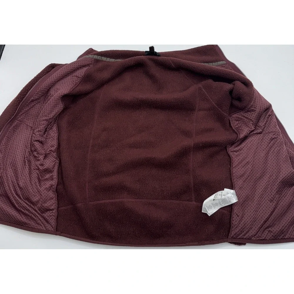 PATAGONIA Retro Pile Brown FLEECE Three Pockets Full Zip Jacket Mens Medium - Picture 5 of 8